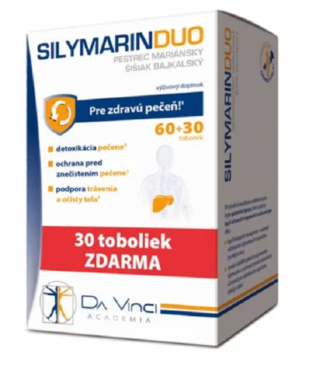 Da Vinci Silymarin Duo 60 + 30 toboliek