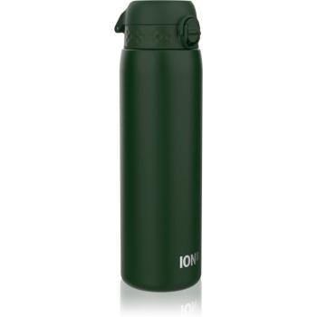 Ion8 Leak Proof fľaša na vodu z nehrdzavejúcej ocele veľká Dark Green 1200 ml