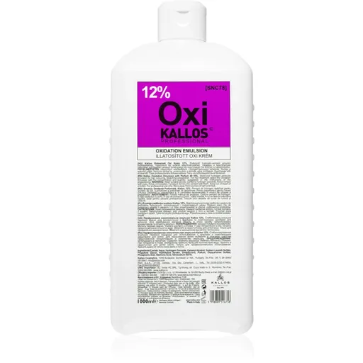 Kallos Kallos Classic Oxi krémový peroxid 12% pre profesionálne použitie 1000 ml