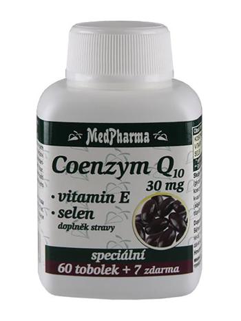 Medpharma Coenzym Q10 30 mg + vitamín E + selen 67 tobolek