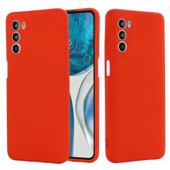 RUBBER Ochranný kryt Motorola Moto G52 / G82 5G červený