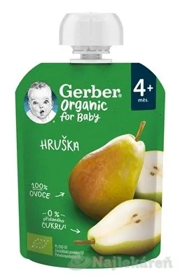 Gerber Organic vrecko hruška 90 g