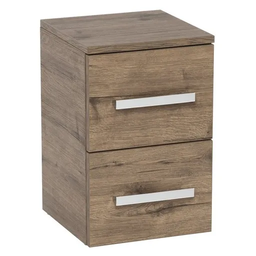 Kúpeľňová skrinka nízka SAT Cube Way 32,5x49,3x33 cm dub wellington CUBE3CHN32DW