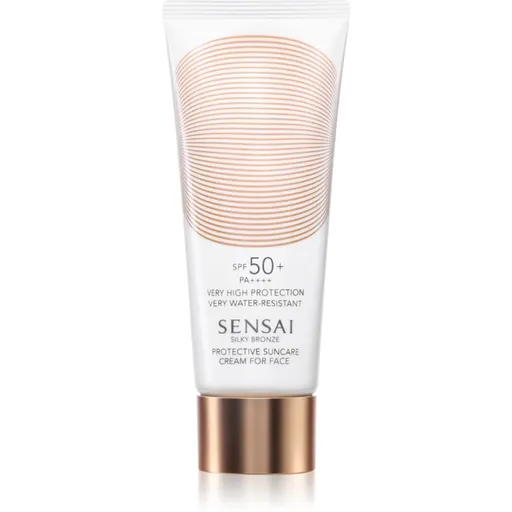 Sensai Silky Bronze ochranný krém na tvár proti slnečnému žiareniu SPF 50+ 50 ml