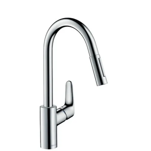 Hansgrohe Focus M41 drezová batéria s vyťahovacou spŕškou, 2 prúdy chróm 31815000