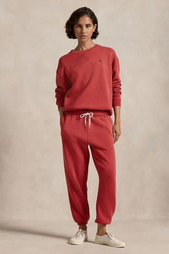 Tepláky Polo Ralph Lauren červená farba, jednofarebné, 211943009