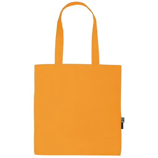 Neutral Nákupná taška cez rameno z organickej Fairtrade bavlny - Svetlooranžová