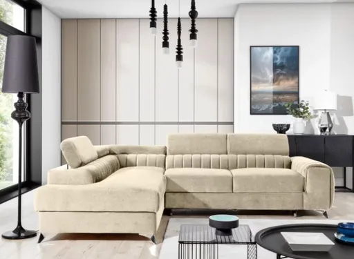 ArtElta Rohová sedacia súprava LAURENCE | ľavá Farba: Monolith 04