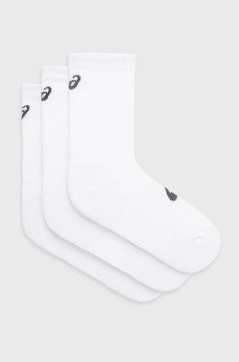 Ponožky Asics (3-pack) dámske, biela farba