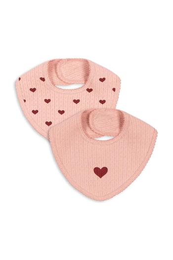 Detský podbradník Konges Sløjd MINNIE 2 PACK BIB 2-pak KS102589