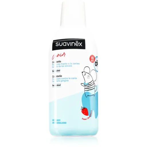 Suavinex Junior 6 y+ ústna voda príchuť Strawberry 500 ml