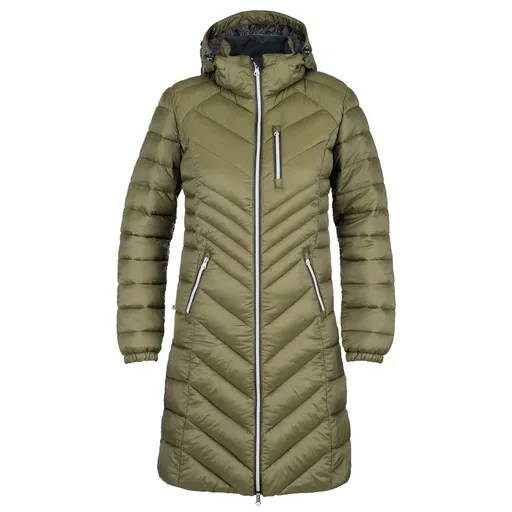 Cerva Dámsky zateplený kabát L-SURE SYLVIA LADY - Olivová | M