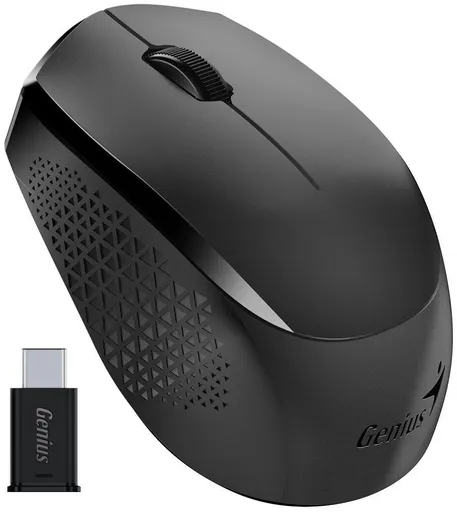Genius NX-8000S Type-C, myš, bezdrôtová, optická, 1200DPI, 3 tlačidlá, USB-C, čierna