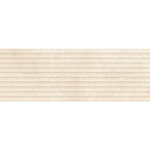 Obklad Ragno Travertino beige 3D cross cut 40x120 cm reliéfna RCUQ