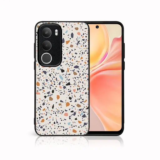 MY ART Ochranný kryt pre Vivo Y19s BEIGE TERRAZZO (162)