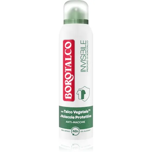Borotalco Invisible Original dezodorant v spreji proti bielym a žltým škvrnám 150 ml