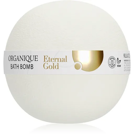 Organique Eternal Gold Smoothing Therapy bomba do kúpeľa s vyživujúcim účinkom 170 g