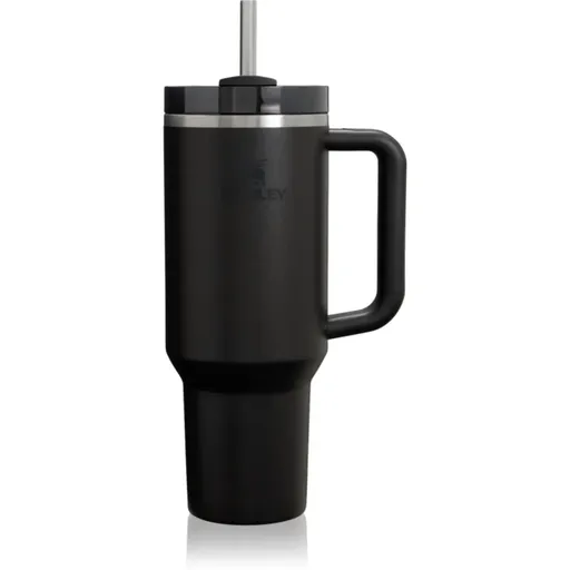 Stanley Quencher H2.O FlowState™ Tumbler tumbler z nehrdzavejúcej ocele s rúrkou veľký Black 1180 ml