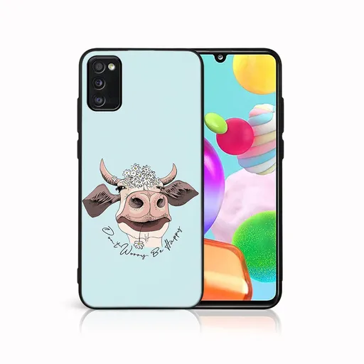 MY ART Ochranný obal pre Samsung Galaxy A41 HAPPY COW (181)