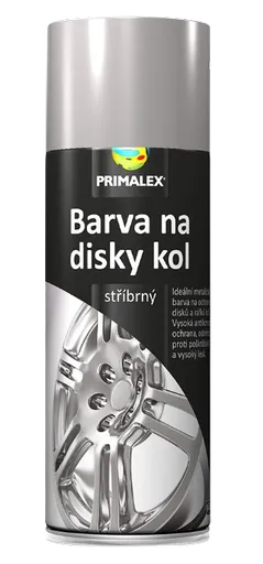 PRIMALEX - Farba na disky kolies v spreji strieborná 0,4 L