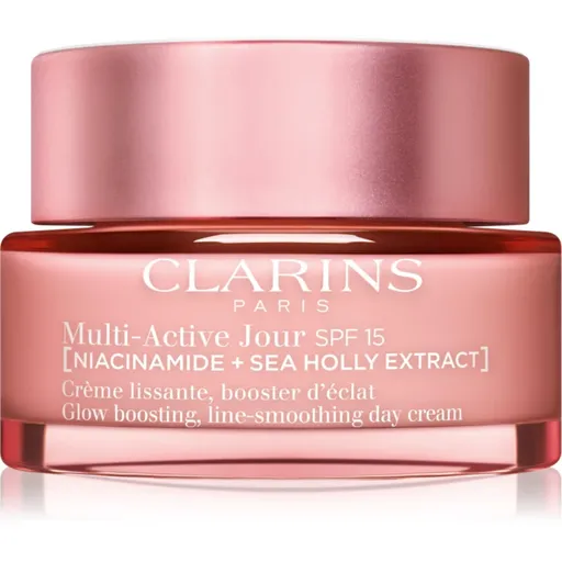 Clarins Multi-Active Day Cream SPF 15 vyhladzujúci a rozjasňujúci krém SPF 15 50 ml