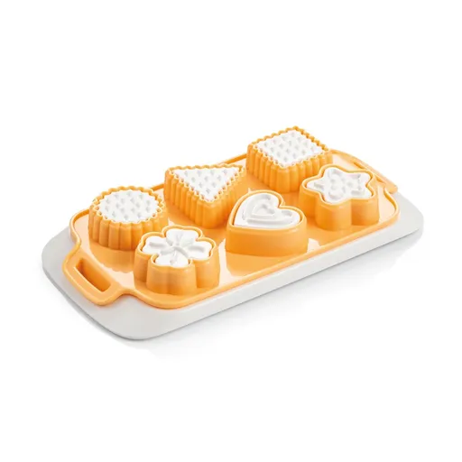 Vykrajovacia forma s razítkami DELÍCIA, mix tvarov