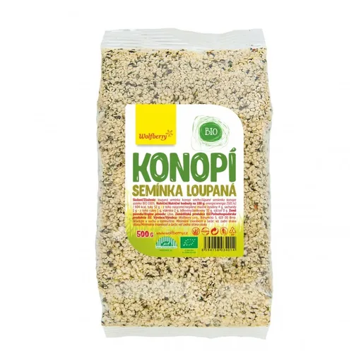 WOLFBERRY Konopné semienko lúpané BIO 500 g