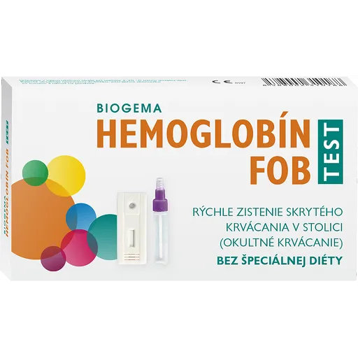 BIOGEMA Hemoglobín test na okultné krvácanie 1 kus