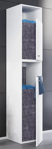 VCM Skříň na ložní prádlo Klidas I XXL, bílá