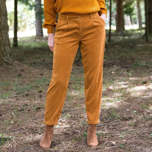 7/8 menčestrové chino nohavice