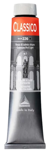 MAIMERI CLASSICO - Extra jemné olejové farby 226 - cadmium red light, 0,2 L