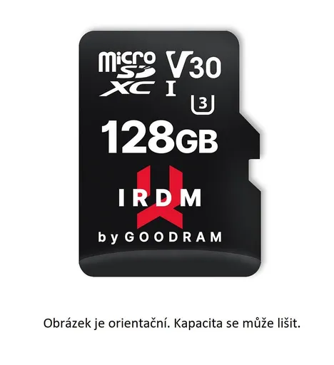 GOODRAM microSDXC karta 64GB IRDM (R: 100/W: 70 MB/s), UHS-I Class 10, U3, V30 + Adapter