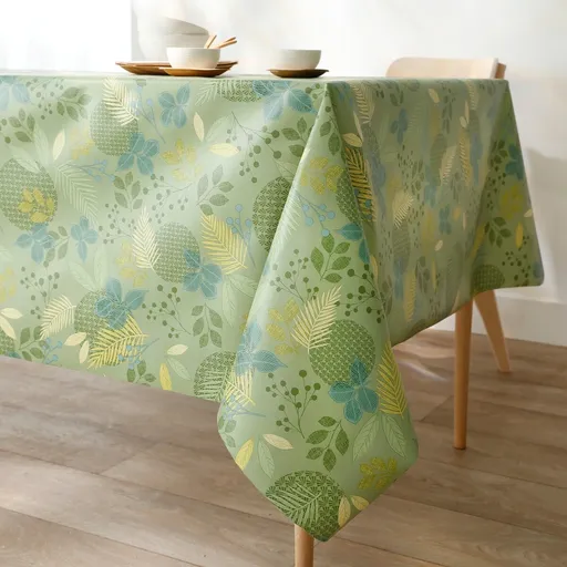 Voskovaný obrus s potlačou Listy