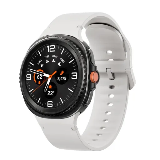 SILICONE Vymeniteľný remienok pre Samsung Galaxy Watch8 / Watch8 Classic biely