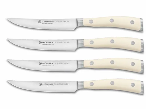 WÜSTHOF Sada steakových nožov 4 ks Wüsthof CLASSIC IKON créme 9716-0