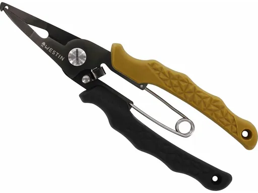 Westin kliešte hd split ring pliers black sand - 19 cm
