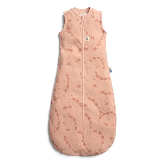 ERGOPOUCH Vak na spanie organická bavlna Jersey Elephant Parade 8-24 m, 8-14 kg, 0,2 tog