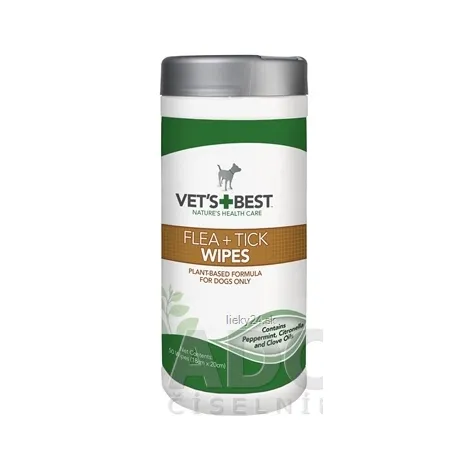 VET´S+BEST FLEA & TICK WIPES
