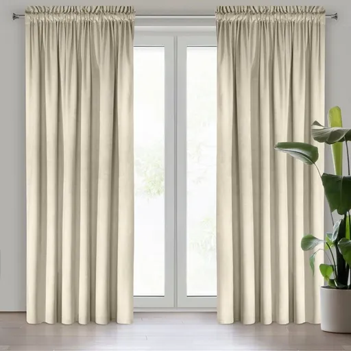 ArtFir Záves ROSA P | krémová 140 x 270 cm