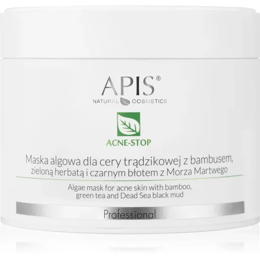 Apis Natural Cosmetics Acne-Stop Professional čistiaca a zjemňujúca maska pre mastnú pleť so sklonom k akné 100 g