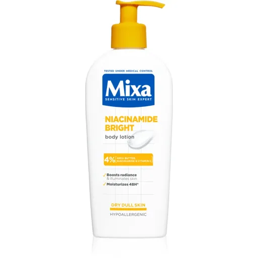 Mixa Niacinamide Bright telové maslo s bambuckým maslom 250 ml
