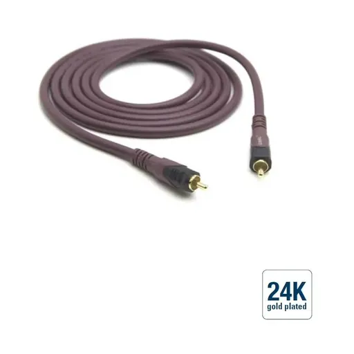 G&BL 1x RCA digitálny 75OHM, dĺžka 2,0m, pozlátený