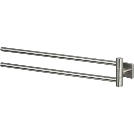 Spirella Dvojitý nástenný držiak na uteráky Nyo 45,5 x 5 cm, brúsená nehrdz. oceľ