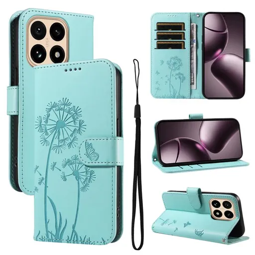 ART DANDELION Peňaženkové puzdro pre Xiaomi 15T svetlozelené