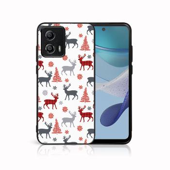 MY ART Kryt s vianočným dizajnom Motorola Moto G53 5G DEER (068)