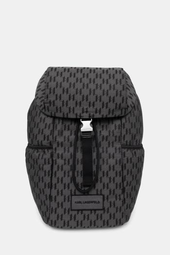 Ruksak Karl Lagerfeld K/MONOGRAM pánsky, šedá farba, veľký, vzorovaný, A1M30411