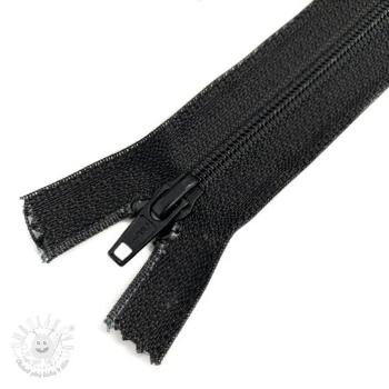 Zips špirálový nedeliteľný 55 cm black