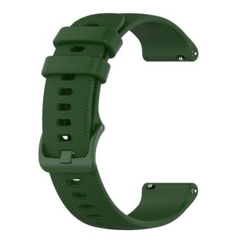 SILICONE Vymeniteľný remienok pre Garmin Forerunner 570 42mm tmavozelený