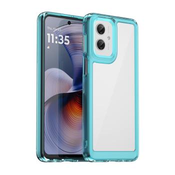 CRYSTAL Ochranný obal pre Motorola Moto G55 5G tyrkysový