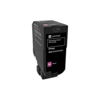 Lexmark 74C2HME purpurový (magenta) originálny toner